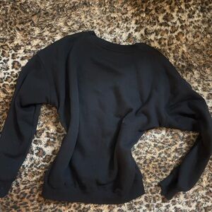 Black Crewneck Sweatshirt